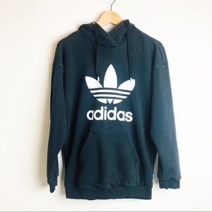 Adidas Original Oversized Black Hoodie